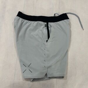Ten Thousand Light Gray Athletic Shorts
